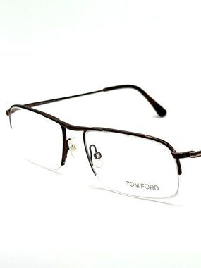 NEW TOM FORD TF 5211 048 Brown Unisex Eyeglasses 55mm 17 140